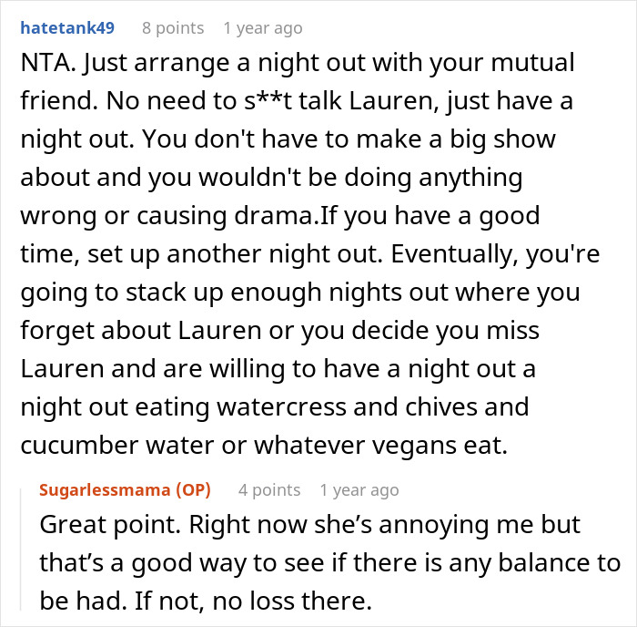 Screenshot of a Reddit conversation discussing a mother-in-law trying to exploit a daughter-in-law&rsquo;s pregnancy emergency on Facebook.