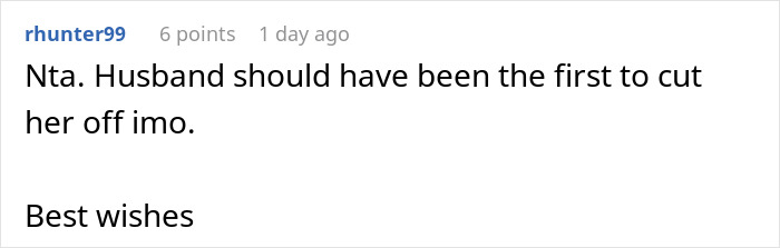 Screenshot of an online comment discussing family conflict and no-contact after a hospital incident involving mistreatment. Screenshot of an online comment discussing family conflict and no-contact after a hospital incident involving mistreatment.