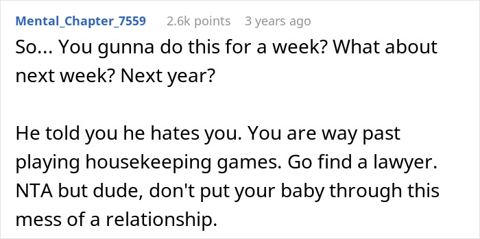 Screenshot of online forum post discussing relationship struggles where a working wife faces criticism from man-child hubby. - 14