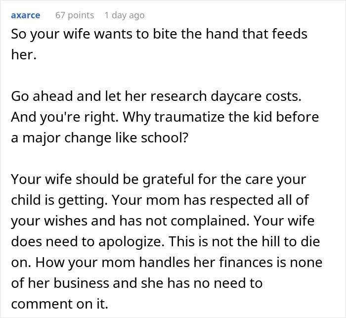 MIL Helps Couple With Childcare, Loses It After DIL Criticizes Her For Paying Her Own Son&rsquo;s Rent