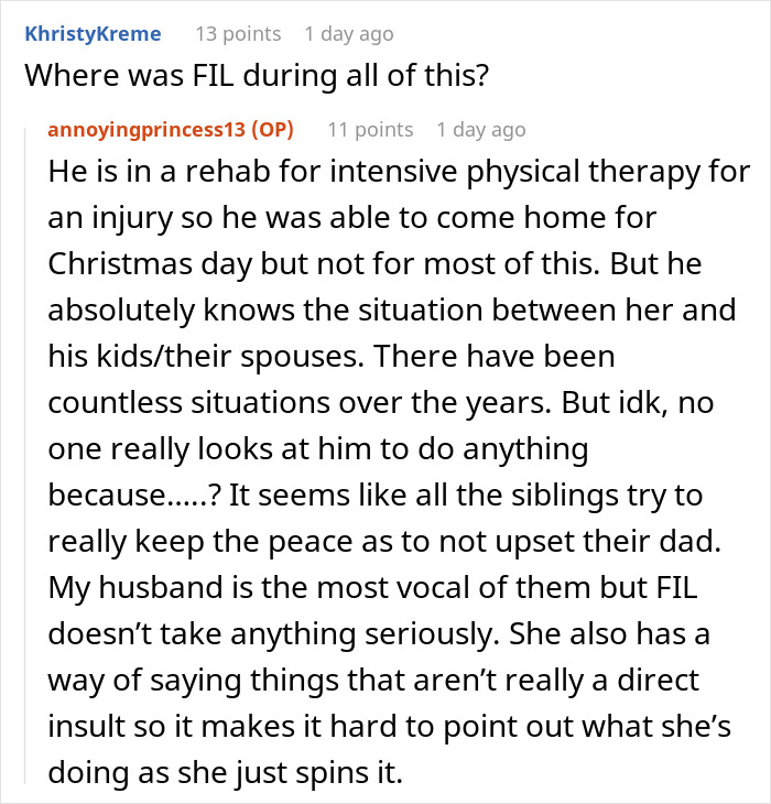 Pregnant woman refusing expired food in pantry from 1999 serves meals from mother-in-law causing family tension.