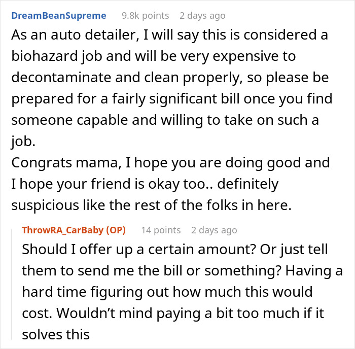 Woman gives birth in friends' car, left confused as friends start ignoring her after the incident.