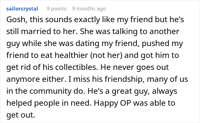 Man secretly plays video games and buys Star Wars figures after wife bans his hobbies at home.