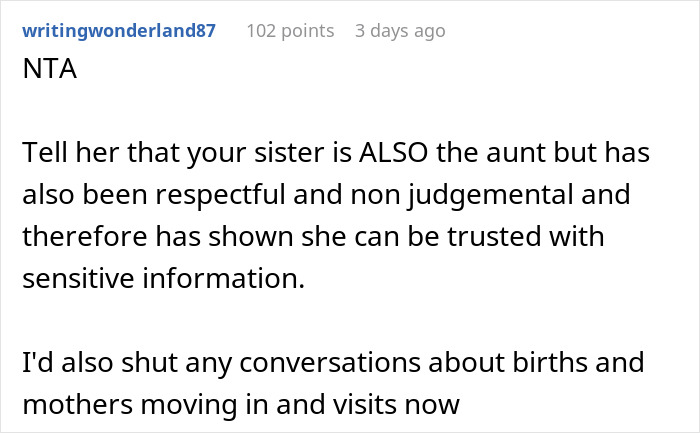 Comment discussing in-laws trying to claim naming rights for unborn baby and parents shutting down the tradition power grab. Comment discussing in-laws trying to claim naming rights for unborn baby and parents shutting down the tradition power grab.