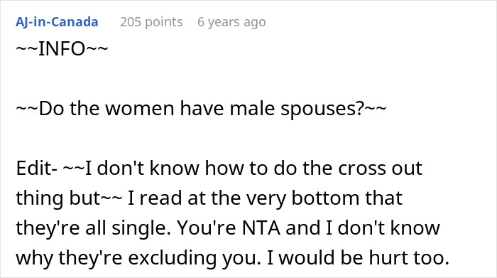 Screenshot of an online forum post discussing a guy furious after family excludes him from girl days and immaturity issues.