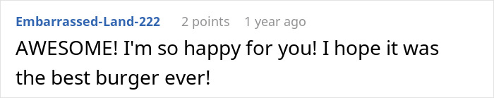 Comment on Reddit post with text expressing excitement and congratulations, relating to MIL, DIL, and pregnancy emergency.