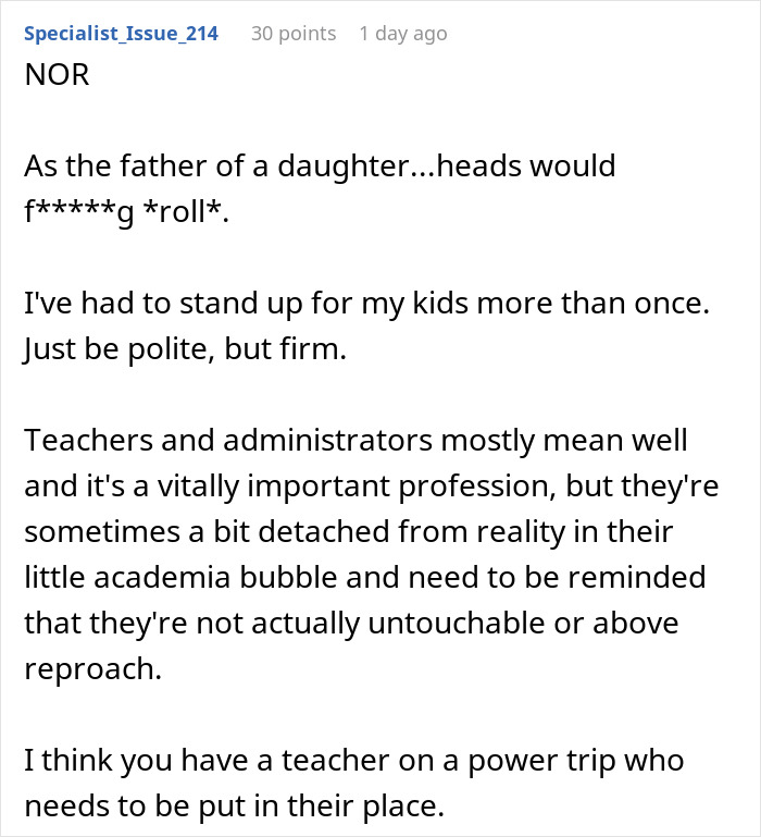Mom struggles to contain her rage after teacher ignores daughter&rsquo;s emergency in a tense school confrontation.