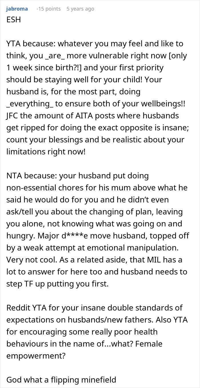 Woman Leaves Newborn With Husband After He Prioritizes His Mother Woman Leaves Newborn With Husband After He Prioritizes His Mother