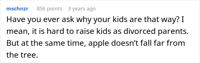 Screenshot of an online comment discussing challenges of raising children and referring to parenting and children as failures. Screenshot of an online comment discussing challenges of raising children and referring to parenting and children as failures.