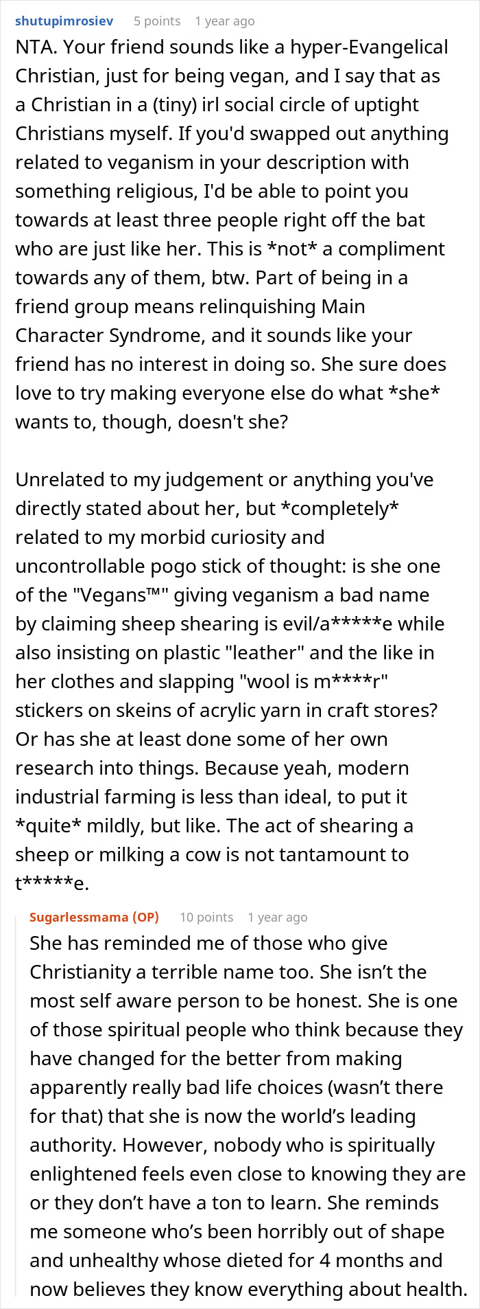 Reddit conversation discussing a MIL trying to turn DIL&rsquo;s pregnancy emergency into Facebook likes and facing backlash.