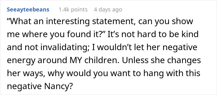 Screenshot of an online comment about a teacher getting corrected by a kid and his dad responding firmly.