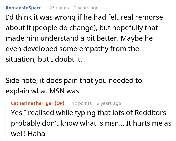 Reddit user discusses lack of remorse in teen bullying, while girlfriend&rsquo;s uno-reverse dumps him on birthday.