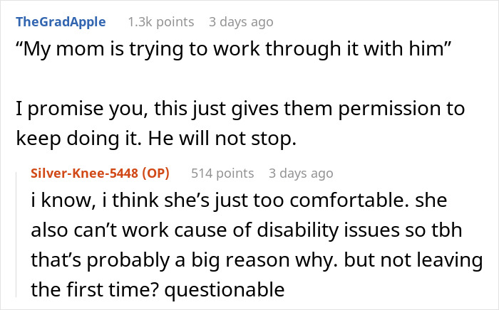 Reddit conversation about dad&rsquo;s mistress texting adult daughter, mom devastated as affair proof emerges on NYE.