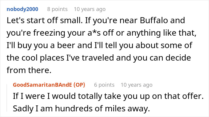 Screenshot of an online forum conversation about a guy&rsquo;s heroic actions leaving him single and realizing he wasn&rsquo;t the problem.