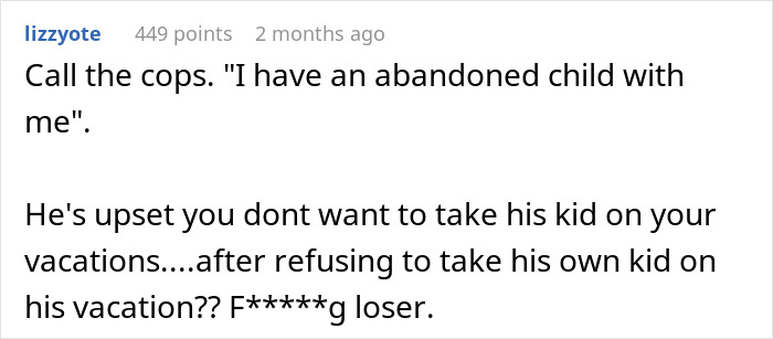 Text post showing a user stressed and overwhelmed as brother blocks her number while she&rsquo;s babysitting his son.