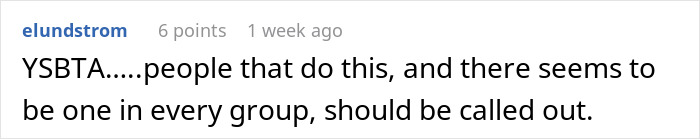 Screenshot of a social media comment discussing daycare worker experience with a coworker&rsquo;s possible passive-aggressive gift.