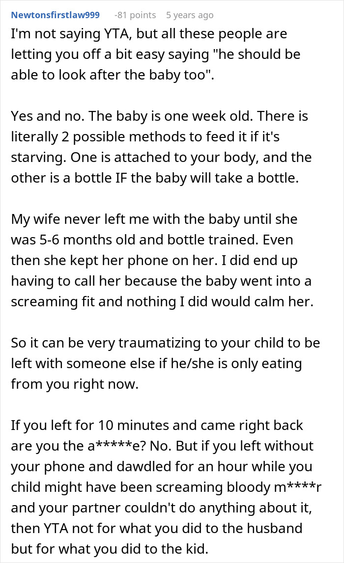 Woman Leaves Newborn With Husband After He Prioritizes His Mother Woman Leaves Newborn With Husband After He Prioritizes His Mother