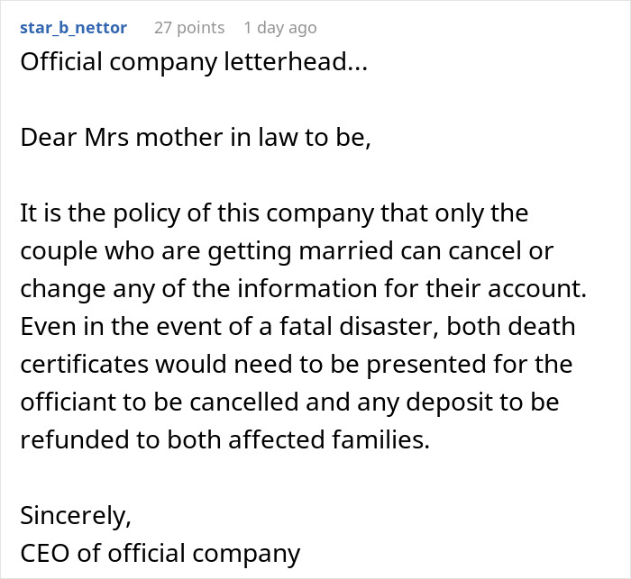 MIL Tries To Ruin Wedding By Trashing Bride To Officiant, Freezes As She Learns Bride Is Her Boss 