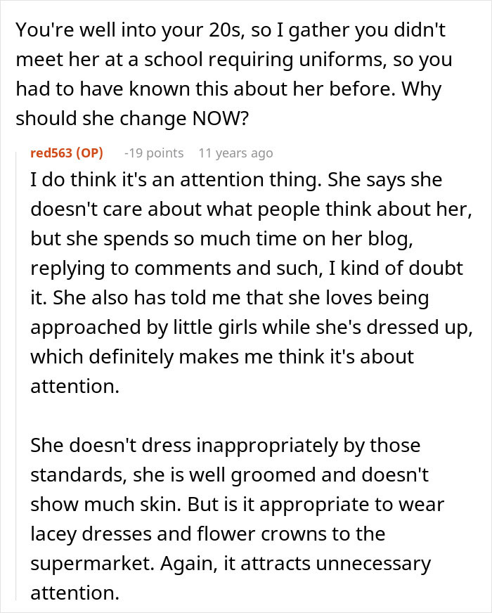 Screenshot of a Reddit conversation discussing a girl&rsquo;s princess syndrome and attention-seeking behavior after a breakup.