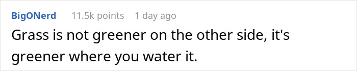 Screenshot of a social media comment about karma and consequences in relationships after cheating on a partner. Screenshot of a social media comment about karma and consequences in relationships after cheating on a partner.