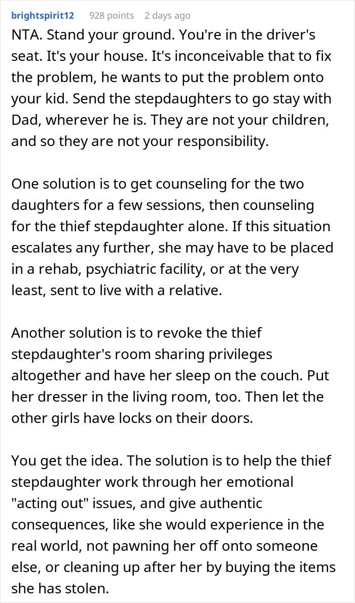 Woman Risks Her Marriage So She Could Stop Her Daughter From Sharing A Room With Stealing Stepsis