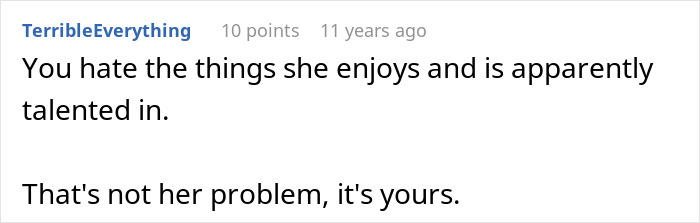 Screenshot of a Reddit comment about a guy reminiscing on ex-GF&rsquo;s princess syndrome and realizing he was the loser.
