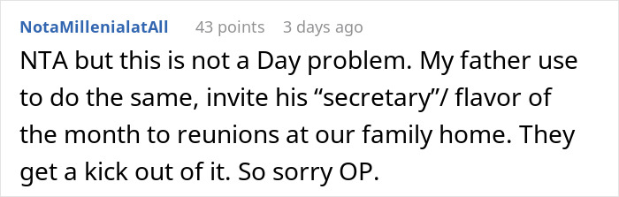 Screenshot of an online discussion about a guy&rsquo;s relationship with a female colleague crossing work-wife boundaries and real wife intervening.