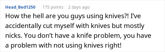 Husband warns wife about dangerous gift from her mom, but she ignores his concern about safety risks.