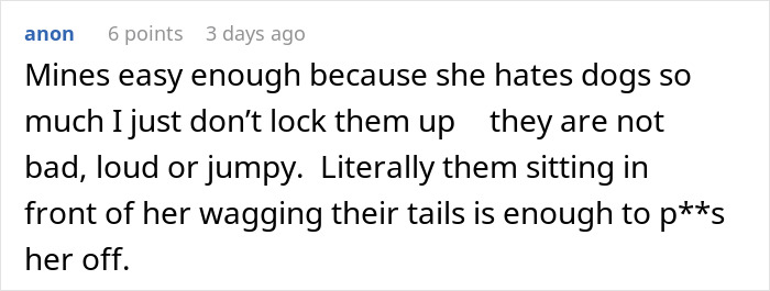 Comment about MIL running to the priest after son-in-law&rsquo;s revenge works hilariously well in a humorous online discussion.