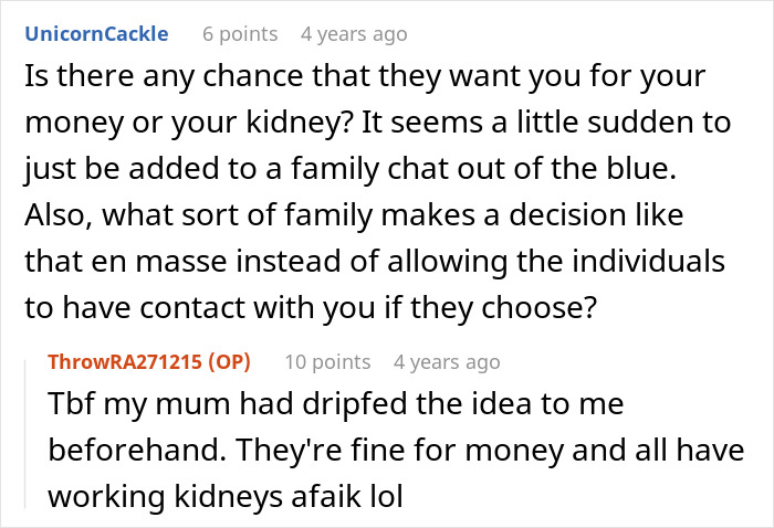 Reddit users discuss a family deciding to forgive a man for beating his brother five years ago and their reaction to the tone.