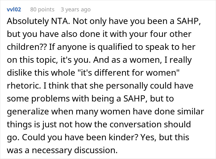 Man Annoyed After Wife Struggles With Being SAHM For 3YO, As He Did It For 25 Years With 4 Kids