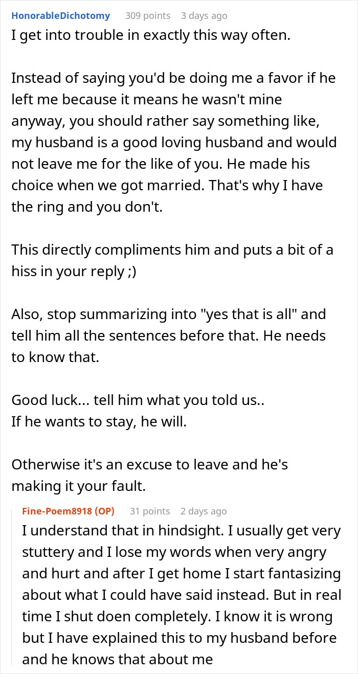 Woman vents about husband leaving her, expressing trust and lack of jealousy in a heartfelt online discussion.