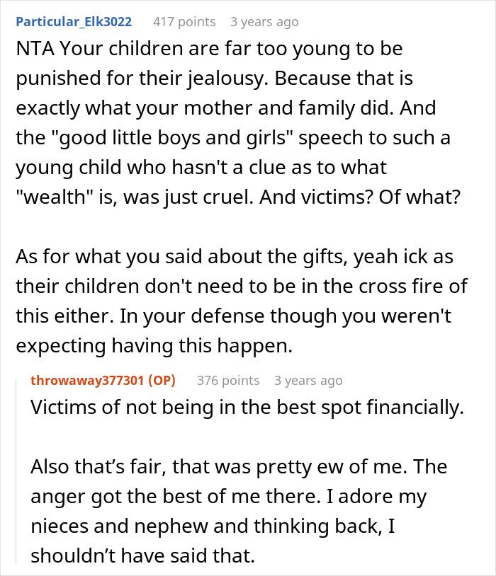 Woman Gobsmacked After Fam Refuses To Give Her &ldquo;Spoiled&rdquo; Kids Xmas Presents