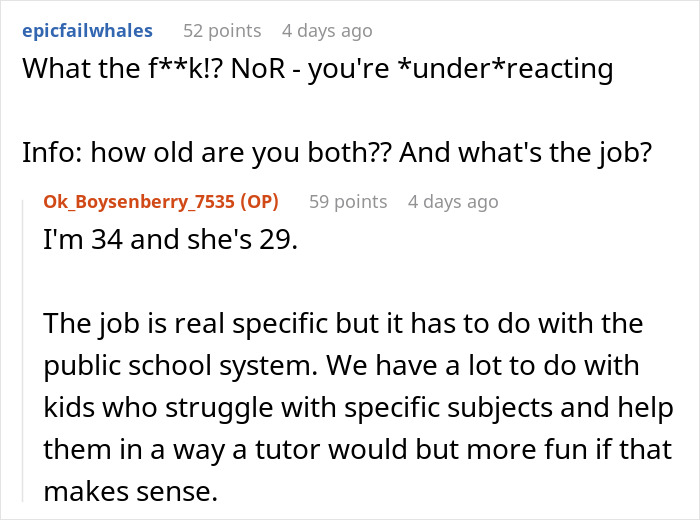 Screenshot of an online conversation discussing a woman filming her coworker to prove she is not actually disabled.