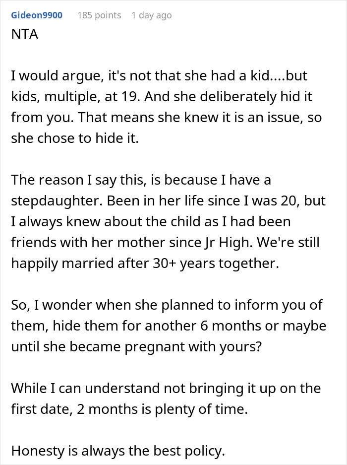 Man questions if he was wrong for dumping his girlfriend because she hid having kids, discussing honesty in relationships. Man questions if he was wrong for dumping his girlfriend because she hid having kids, discussing honesty in relationships.