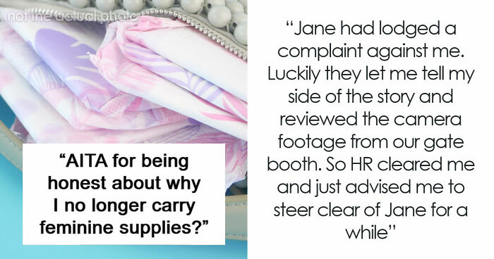 Man Stops Bringing Pads To Night Shifts For Female Coworkers When One Of Them Ruins It For All