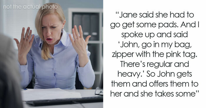 Man Stops Bringing Pads To Night Shifts For Female Coworkers When One Of Them Ruins It For All
