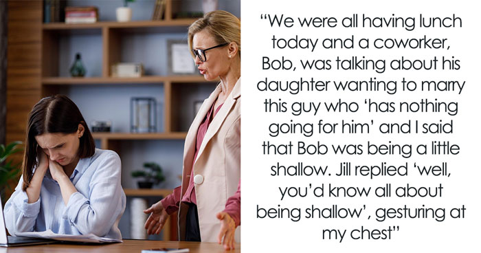 Coworker Keeps Shaming Woman For Her Implants, Not Knowing About Cancer, Fumes After Getting Fired