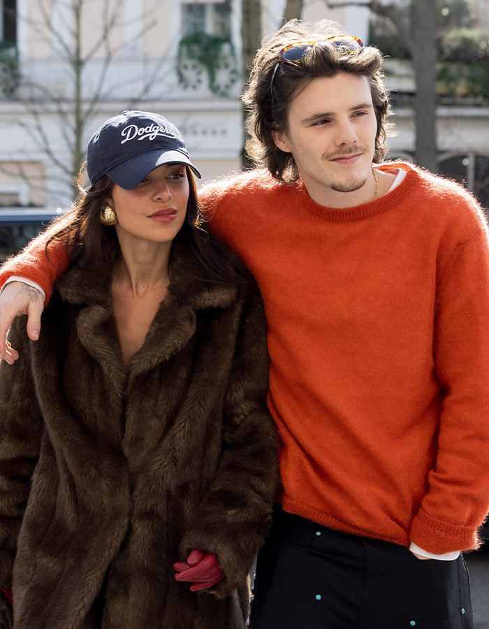 Cruz Beckham and girlfriend in casual outing sparking buzz about how old is she with their mom lookalike style.