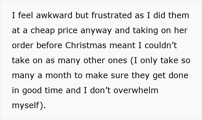 Text excerpt from a small business owner expressing frustration after giving a friend a big discount and ghosting the bill. Text excerpt from a small business owner expressing frustration after giving a friend a big discount and ghosting the bill.