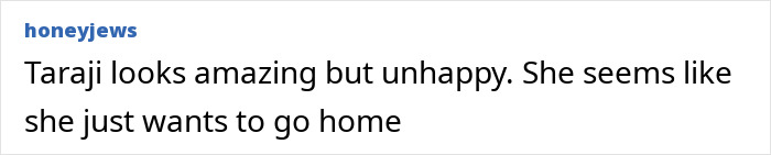 Comment about Taraji P. Henson&rsquo;s appearance expressing concern over noticeable face changes and fans&rsquo; worry.