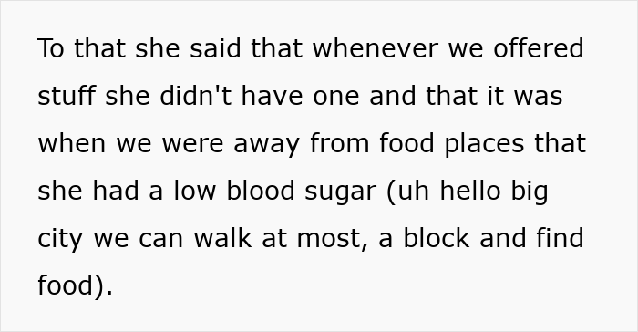 Alt text: Woman mad at friend for taking her on unexpected walking trip despite knowing she&rsquo;s diabetic and concerns about low blood sugar.