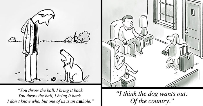 Artist Creates 28 Funny Comics Imagining Dogs In Everyday Situations