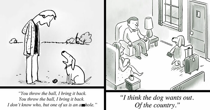 Artist Creates 28 Funny Comics Imagining Dogs In Everyday Situations