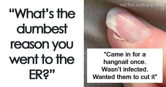 “My Mom Went To The ER For Dirt On Her Forehead”: 38 Of The Funniest ER Visits