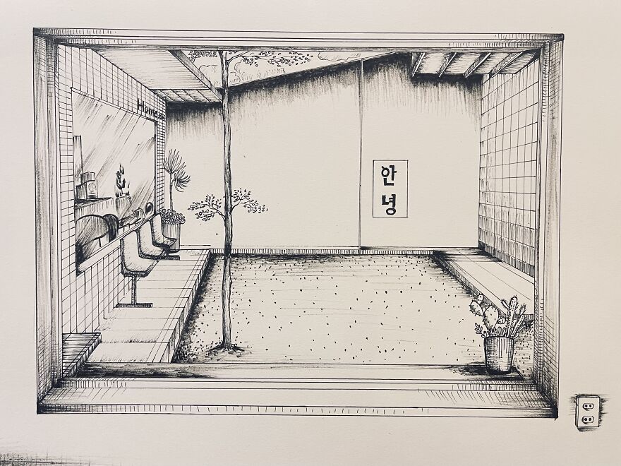 9 Gel Pen Drawings That I Practiced During My Lunch Break.