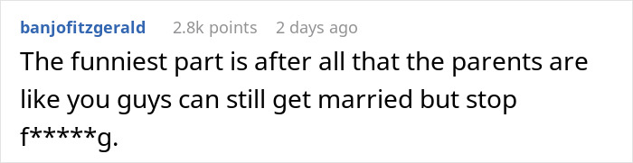 Screenshot of a comment discussing a shocking family Christmas where a woman discovers she&rsquo;s engaged to her first cousin.