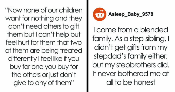 In-Laws Skip Stepkids’ B-Days But Spoil One Child, Mom Chooses To Treat Their Kids The Same Way