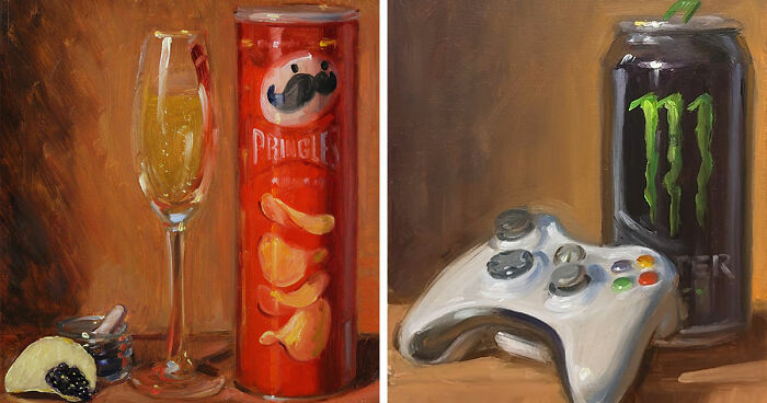 45 Classical Still Lifes With A Modern Twist Featuring Burgers and Fries (New Pics)