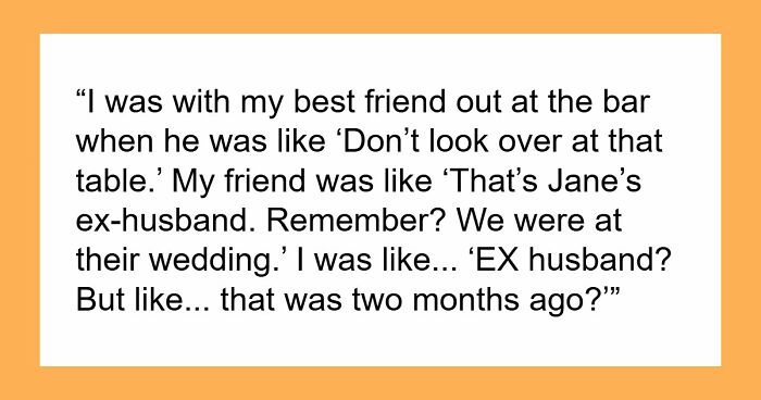 36 Of The Fastest Times Couples Said “I Do” And “I’m Done” – And What Really Happened